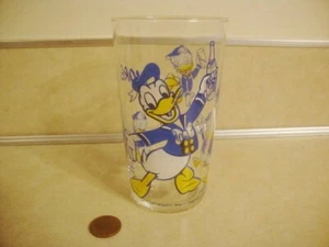 Bicchiere Promo Vintage Paperino Soda Pop con Nipoti MCM Produzioni Disney! - Foto 1 di 6
