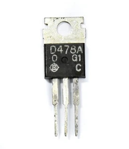 5pc NPN Transistor 2SD478A D478A * 200V 2A 30W Power Amplifier TO-220 Hitachi - Picture 1 of 1