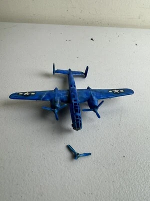 DE COLECCIÓN MIDGETOYS RENOVACIÓN IDEAL AVIÓN A REACCIÓN AVIÓN PLÁSTICO Azul Pat Pend. Nº 25 Foto 1 de 4