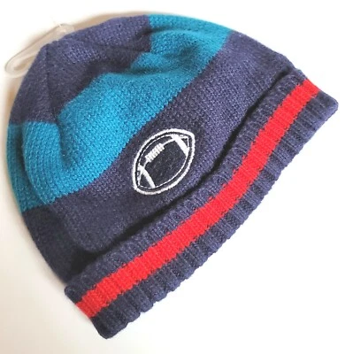 Gymboree Bebé Niño Tejido Sombrero Gorro 6-12 meses "Precious Prep" Fútbol Nuevo con Etiquetas Foto 1 de 2