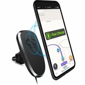 Cargador inalámbrico de montaje de ventilación Naztech MagBuddy - Imagen 1 de 8