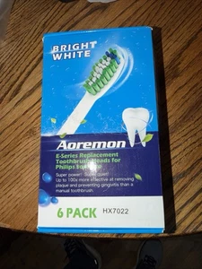 Aoremon 4 Pack Replacement Heads for Philips Sonicare E Series Toothbrush HX7022 - Picture 1 of 2