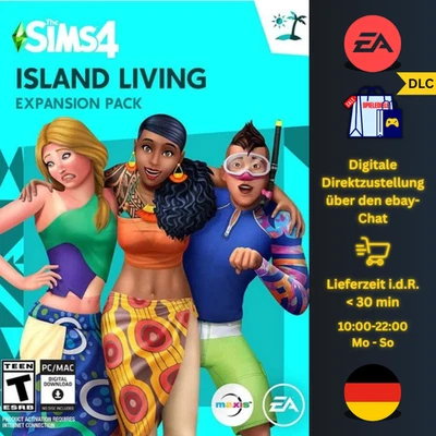Die Sims 4: Inselleben [Code/Key PC EA-App] - Bild 1 von 4