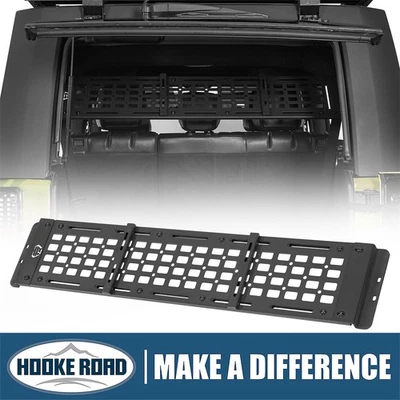 Hooke Road Rear Overhead Storage MOLLE Panel For 2007-2018 Jeep Wrangler JK 4Dr - Image 1 of 4