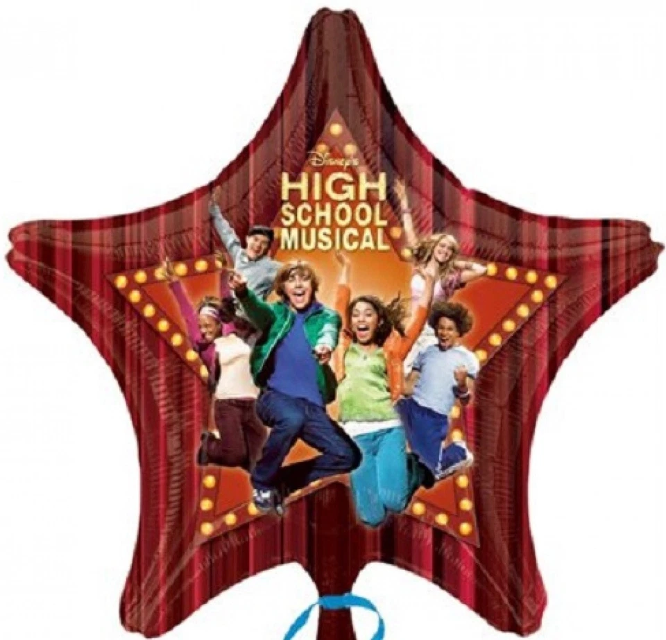 HSM High School Musical 32" XL Star Shape Foil Mylar Party Balloons - Image 1 of 1