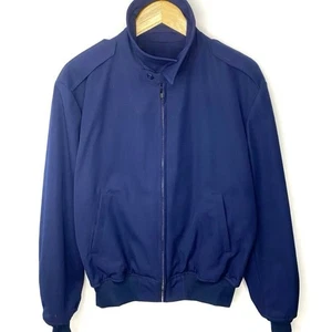 VTG US Air Force Bomber Jacket Mens 44R Blue Wool Lightweight Uniform Workwear - Picture 1 of 13