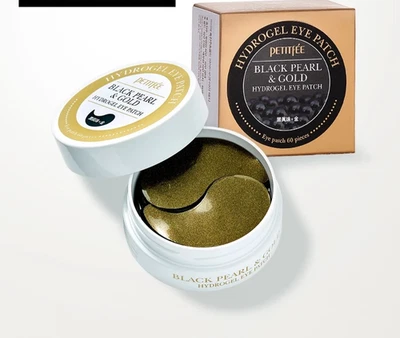 PETITFEE Black Pearl & Gold Hydrogel Eye Patch 60pcs | Dark Circles & Puffiness - Image 1 of 4