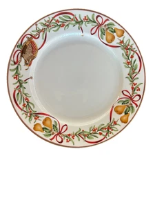 6er Set Royal Gallery Queensberry Speiseteller Weihnachten - Bild 1 von 3