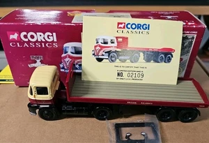 Remolque de plataforma Corgi Classics #13903 Foden S21 British Railways caja y certificado - Imagen 1 de 18
