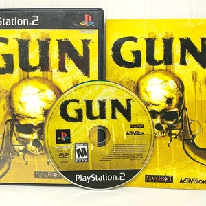 Gun Sony PlayStation 2 2005 PS2 Game Complete +Manual - Picture 1 of 4