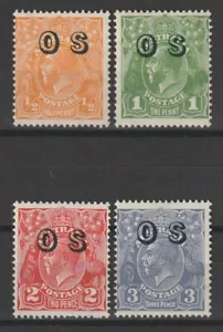 AUSTRALIA 1932/33 SG O128/O131 NUOVO DI ZECCA - Foto 1 di 2