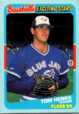1992 Fleer Exciting Stars #22 Tom Henke - Image 1 of 2