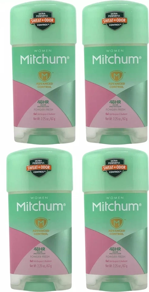 Mitchum Women Antiperspirant Deodorant POWDER FRESH GEL 2.25oz ( 4 pack ) / - Image 1 of 1
