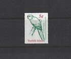 2001 Norfolk Island local postage 5c Green Parrot ex booklet SG 747 muh