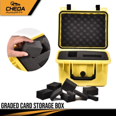 Deep Travel Size Waterproof Case Slab Holder Protector Graded Card Storage Box P - Image 1 of 4