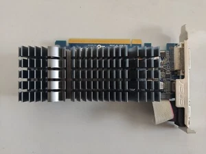 PCIe x16 Grafikkarte Asus, GeForce GT 210 SILENT, 1 GB DDR3, VGA DVI HDMI Passiv - Afbeelding 1 van 3