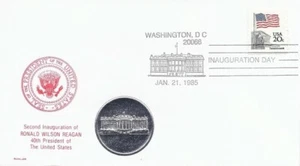 Ronald Reagan Einweihung 1985 - Medaillon - Bild 1 von 1