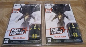 DC Black Adam 3 Inch Figure Lot of 2 with Comic Book Page Punchers McFarlane - Picture 1 of 12