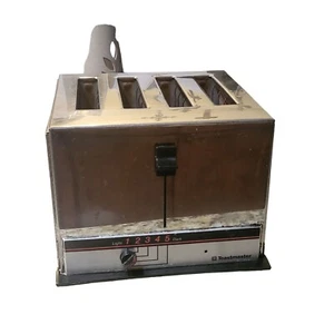 Vintage Toastmaster Modell D126D Toaster 4 Scheiben Pop Up Chrom USA getestet - Bild 1 von 9