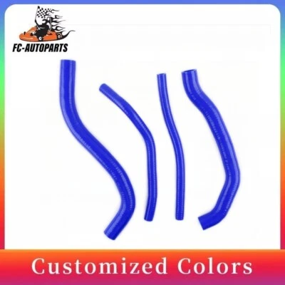 For 1997 1998 1999 2000 SUZUKI GSXR750 GSX R 750 Silicone Radiator Blue Hoses - Image 1 of 4