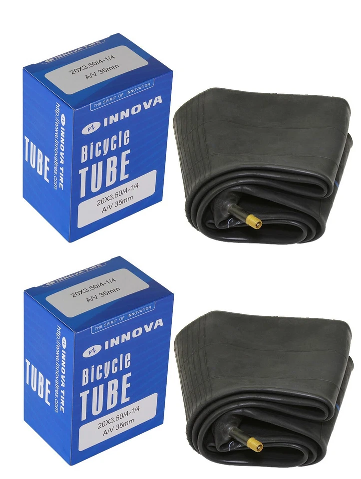 INNOVA Bicycle FAT Tube 20" x 4.00"/4-1/4" 35mm LONG Schrader/American Valve. - Image 1 of 1