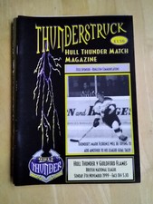 1999/2000 HULL THUNDER V GUILDFORD FLAMES  ICE HOCKEY  7/11/99