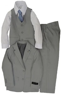 JL5040 Johnnie Lene Dress Up Boys Boy Kids Designer Formal Suit Set - Picture 1 of 5