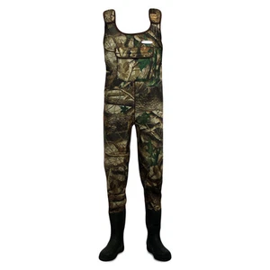 Dirt Boot® Camo Neoprene Chest Waders 100% Waterproof Coarse Fishing Muck Wader - Picture 1 of 3