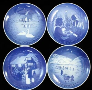Plato Anual de Navidad 1971-74 Bing & Grondahl Coleccionable EXCELENTE ESTADO - Imagen 1 de 11