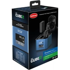 Hahnel ProCube 2 Doppel Akku Ladegerät Panasonic DMW-BLC12 BLF19 BLJ31 BLG10 - Bild 1 von 1