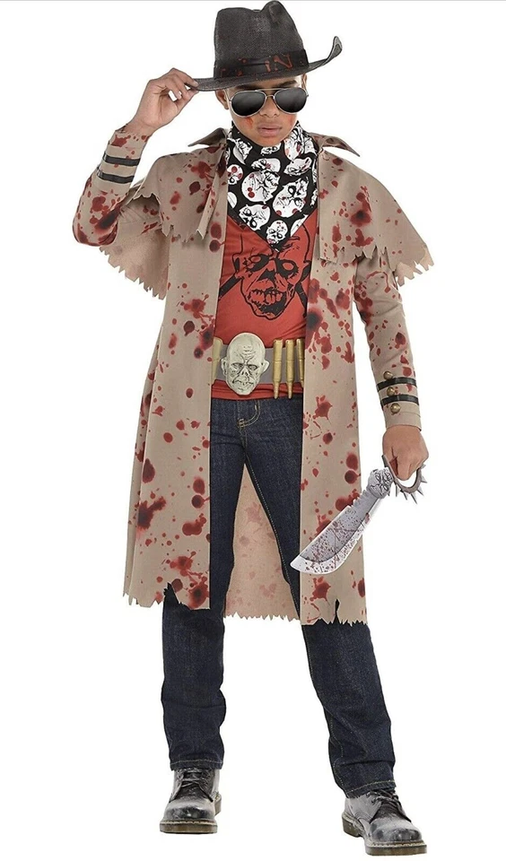 Amscan Zombie Slayer Halloween Costume for Boys Extra Large With Included