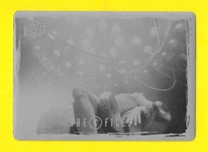 2019 Upper Deck X-Files UFO and Aliens 1/1 Black Printing Plate #210