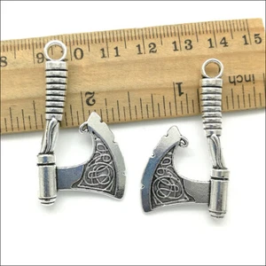 2/10pc axe antique silver charms pendants jewelry marking DIY 43*24mm - Picture 1 of 5