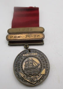 1932 Marina de los Estados Unidos Medalla de Buena Conducta Nombrada USS R-17 Nueva York CSC# - Imagen 1 de 12