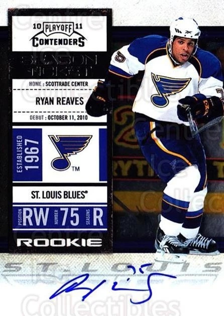 2010-11 Playoff Contenders #160 Ryan Reaves - Image 1 of 1