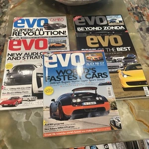 Evo Sports Car Magazine Bundles - 5 Magazines in Bundle - Consecutive 150-154 - Picture 1 of 6
