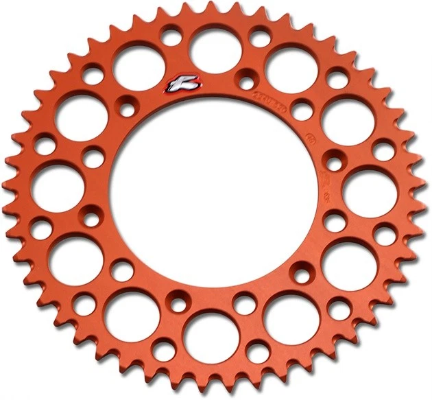 Renthal Aluminum Rear Sprocket 49T Orange 224U-520-49GPOR Husqvarna/KTM/Husaberg - Изображение 1 из 1