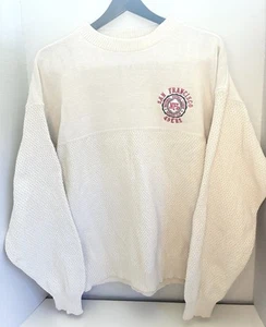 Vtg San Francisco 49ers NFL Nutmeg Mills L USA Made Knit Member Club - Picture 1 of 12