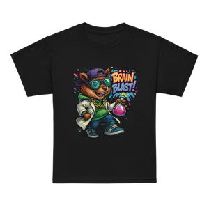 “Brain Blast!” Science Bear Kids T-Shirt - Picture 1 of 10