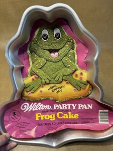 Wilton Frosch Kuchenform 1979 Vintage #502-1816 Aluminium NOS - Bild 1 von 2