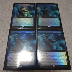 Magic the Gathering EOE Interstellar Route Advice Foil Set of 4 NM - Picture 1 of 1