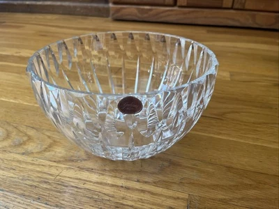 Gorham Hand Cut Crystal Fancy Large Bowl Made In Poland Practically Brand New. - Image 1 of 4