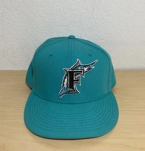 Vintage Florida Marlins New Era Diamond Collection Fitted Hat 7 3/4 - Picture 1 of 3