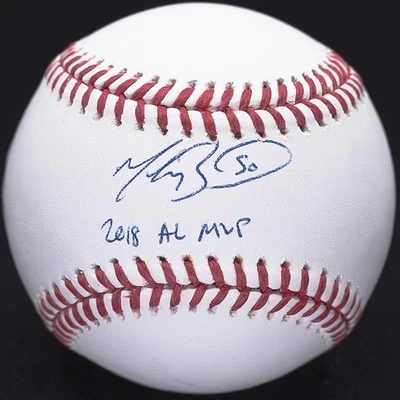 Mookie Betts 2018 AL MVP Firmado Oficial Grandes Ligas Béisbol MLB/Fanáticos Foto 1 de 4