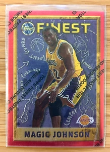 1995-96 Finest Magic Johnson Basketball Card #252 - Picture 1 of 2