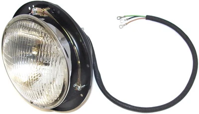 1951 1952 1953 CHEVY TRUCK HEADLAMP BUCKET ASSEMBLY 12 VOLT BULB & WIRING - Image 1 of 4