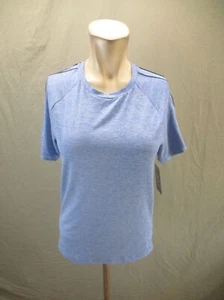 NWT Champion Size L (12-14) Girls Blue Short Sleeve Slim Athletic T-Shirt 613 - Picture 1 of 9
