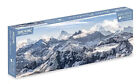 Panoramic Puzzles Winter Mountains 1000 Piece Jigsaw Puzzle 35" x 13" New in Box