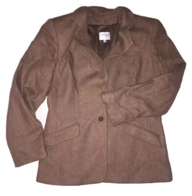 Женская куртка Giorgio Armani Le Collezioni блейзер 12 100% верблюд Италия - Изображение 1 из 4