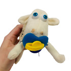 Vintage Curto Toy Serta Plush Baby Sheep 1/16 With Pacifier